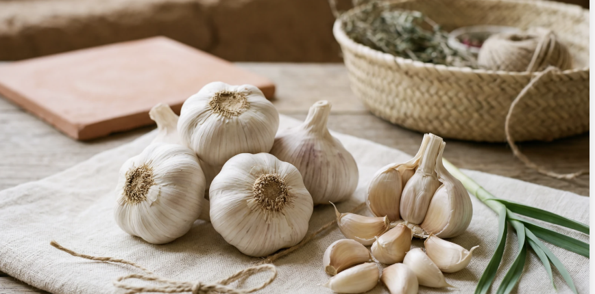 Fresh garlic prepared for Egyptian sourcing program review